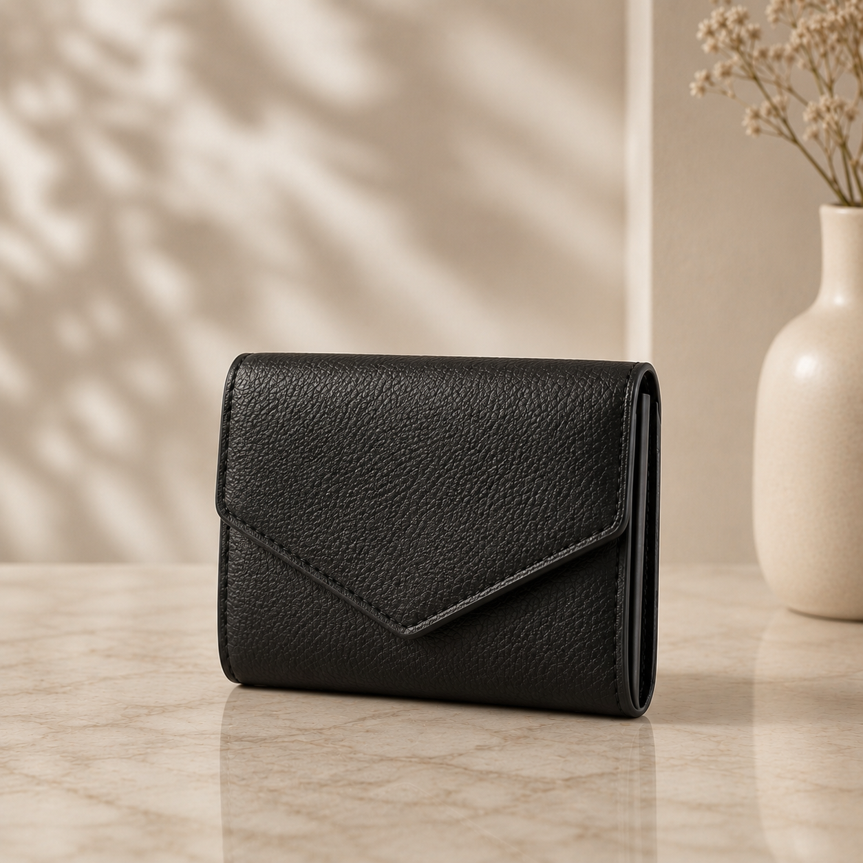 LUSHÉ Bifold Wallet — Black
