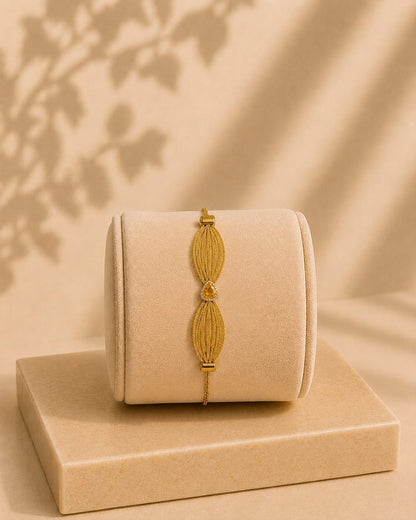 Amber Drop Bracelet — Gold by LUSHÉ