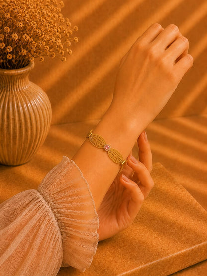 Blush Drop Bracelet — Gold by LUSHÉ
