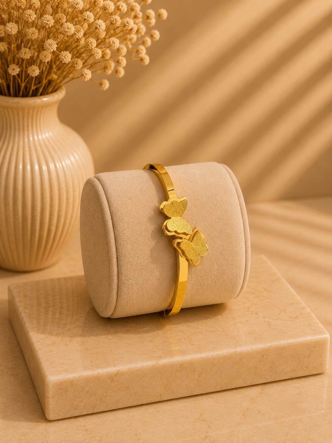 Butterfly Bangle — Gold by LUSHÉ