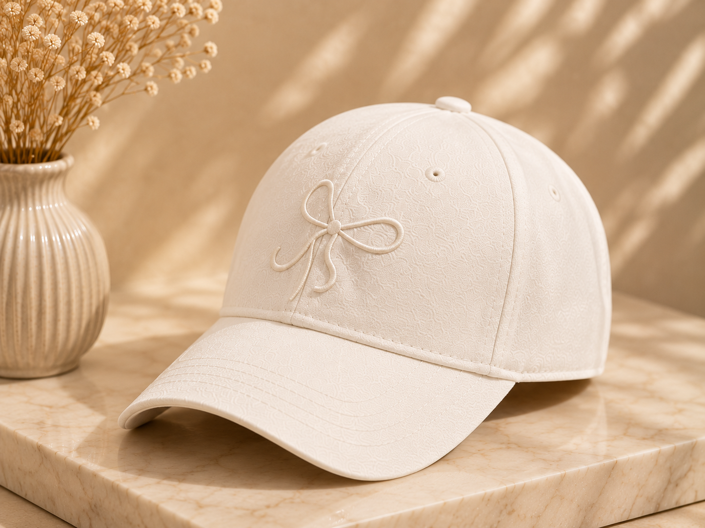 LUSHÉ Classic Baseball Cap - White