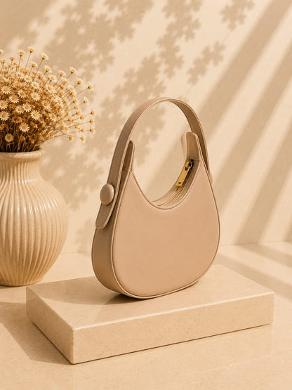 Crescent Bag — Taupe by LUSHÉ