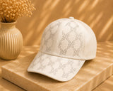 Crystal Lattice Cap — Ivory