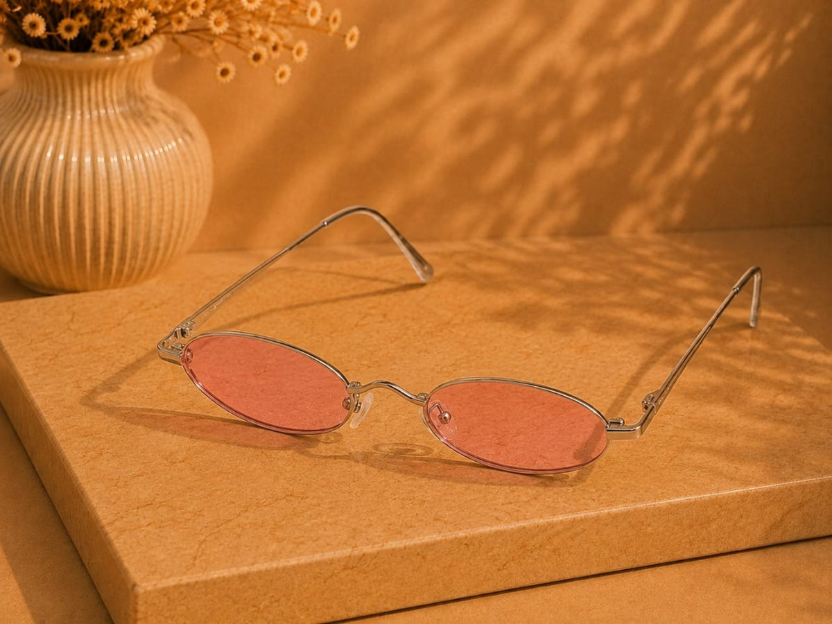 Daylight Oval Sunglasses — Rose by LUSHÉ