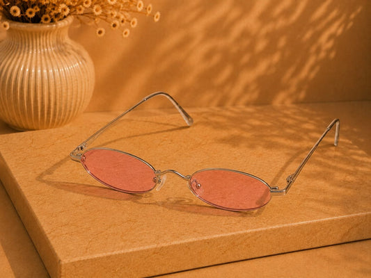 Daylight Oval Sunglasses — Rose by LUSHÉ