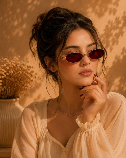 Daylight Oval Sunglasses — Ruby by LUSHÉ