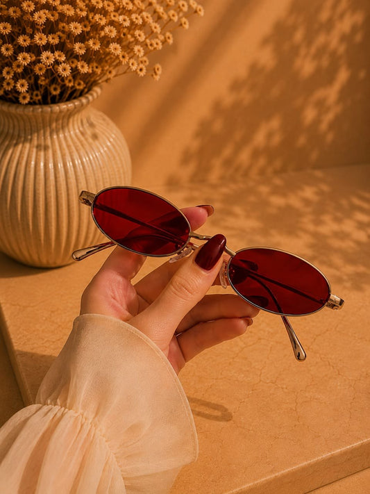 Daylight Oval Sunglasses — Ruby by LUSHÉ