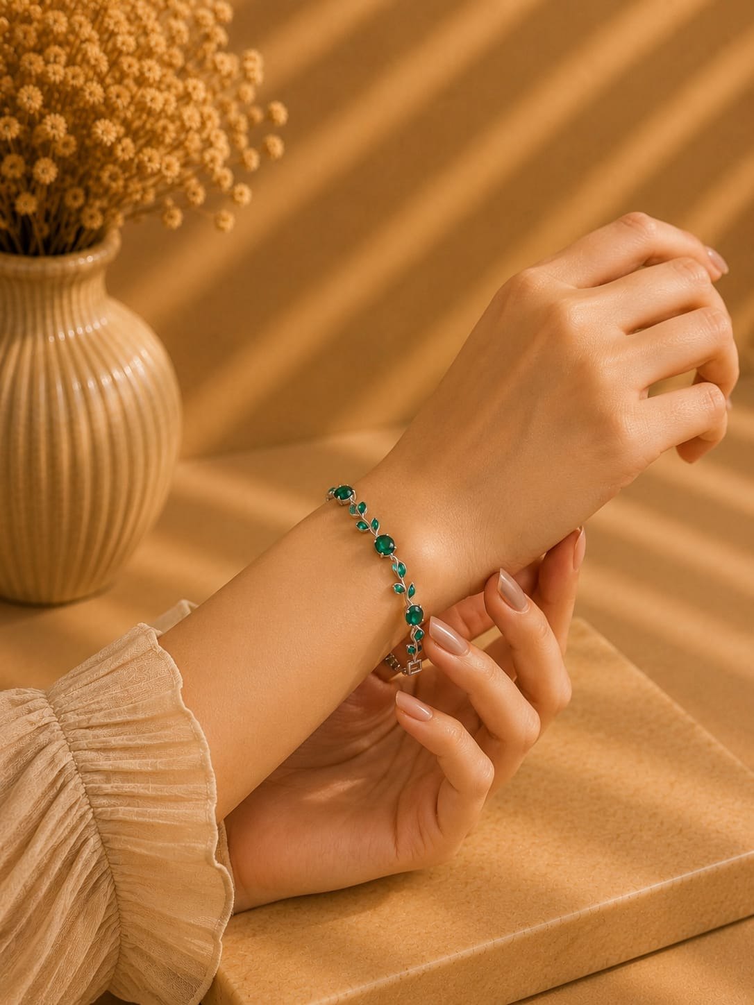 LUSHÉ Vine Bracelet in green