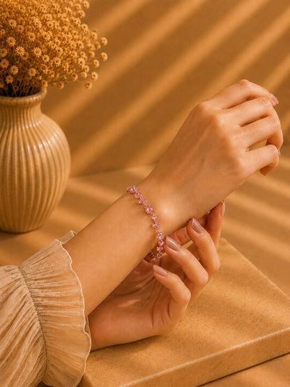 LUSHÉ Vine Bracelet in pink