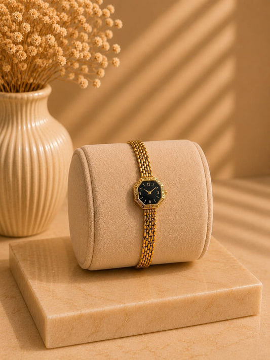 Octagon Watch — Gold by LUSHÉ