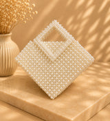 Pearl Diamond Bag — Ivory