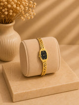 Tonneau Dial Bracelet — Gold